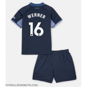 Tottenham Hotspur Timo Werner #16 Replika Bortatröja Barn 2023-24 Kortärmad (+ Korta byxor)